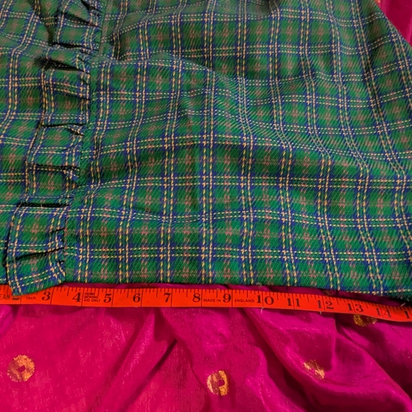 Topshop Blue and Green Plaid Mini Skirt - Picture 10 of 14